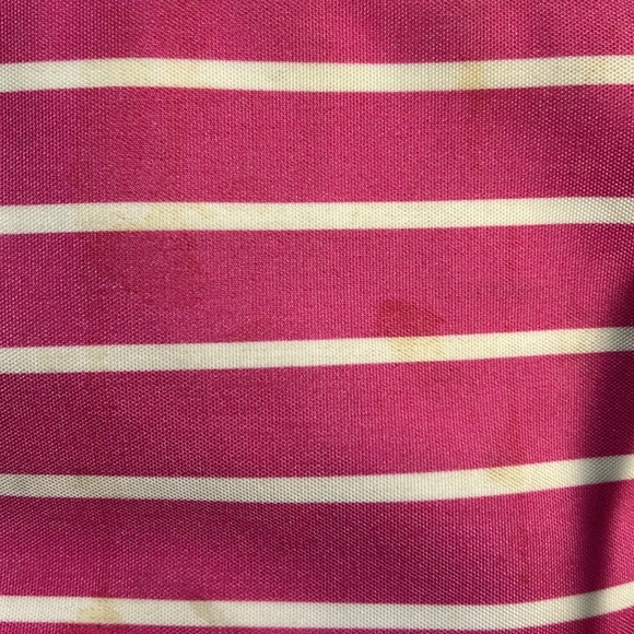 Dooney and Bourke, pink white striped canvas bag Crossbody - Picture 6 of 16